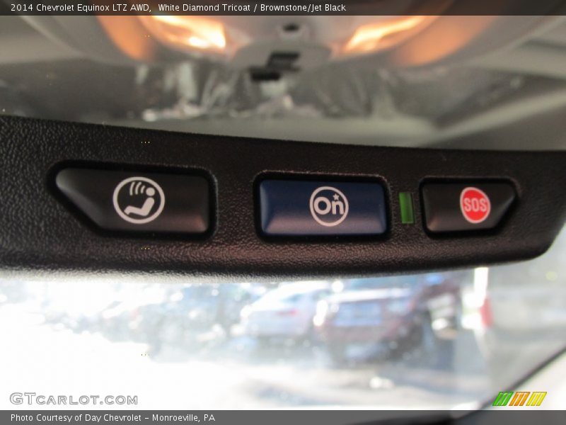White Diamond Tricoat / Brownstone/Jet Black 2014 Chevrolet Equinox LTZ AWD