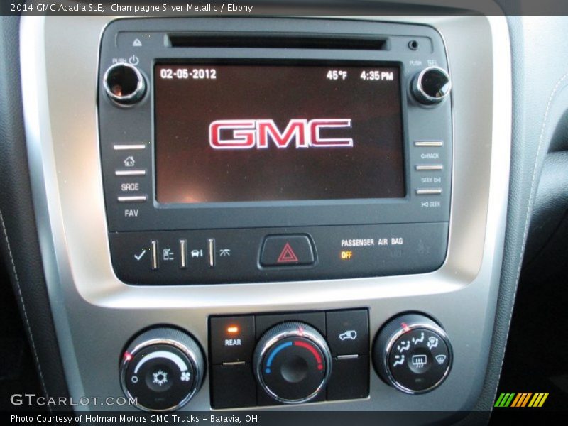 Champagne Silver Metallic / Ebony 2014 GMC Acadia SLE