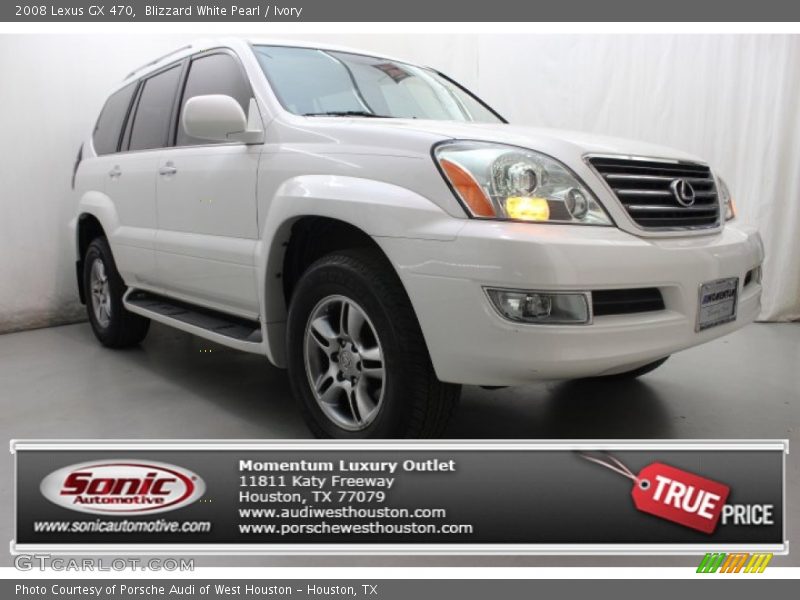 Blizzard White Pearl / Ivory 2008 Lexus GX 470