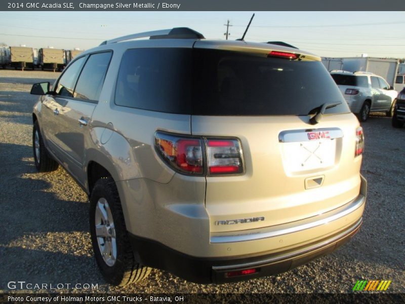 Champagne Silver Metallic / Ebony 2014 GMC Acadia SLE