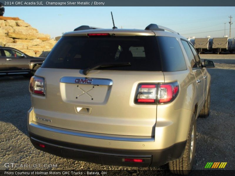 Champagne Silver Metallic / Ebony 2014 GMC Acadia SLE