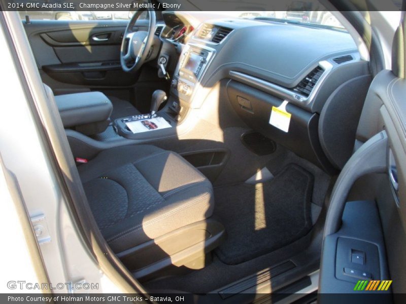 Champagne Silver Metallic / Ebony 2014 GMC Acadia SLE