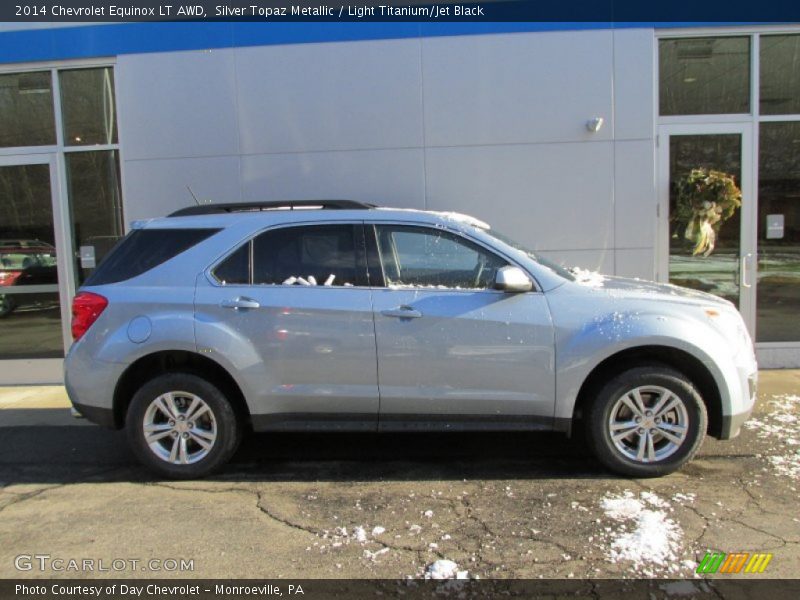 Silver Topaz Metallic / Light Titanium/Jet Black 2014 Chevrolet Equinox LT AWD