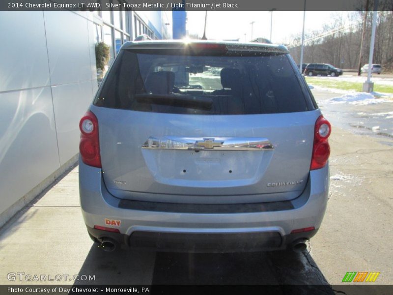 Silver Topaz Metallic / Light Titanium/Jet Black 2014 Chevrolet Equinox LT AWD