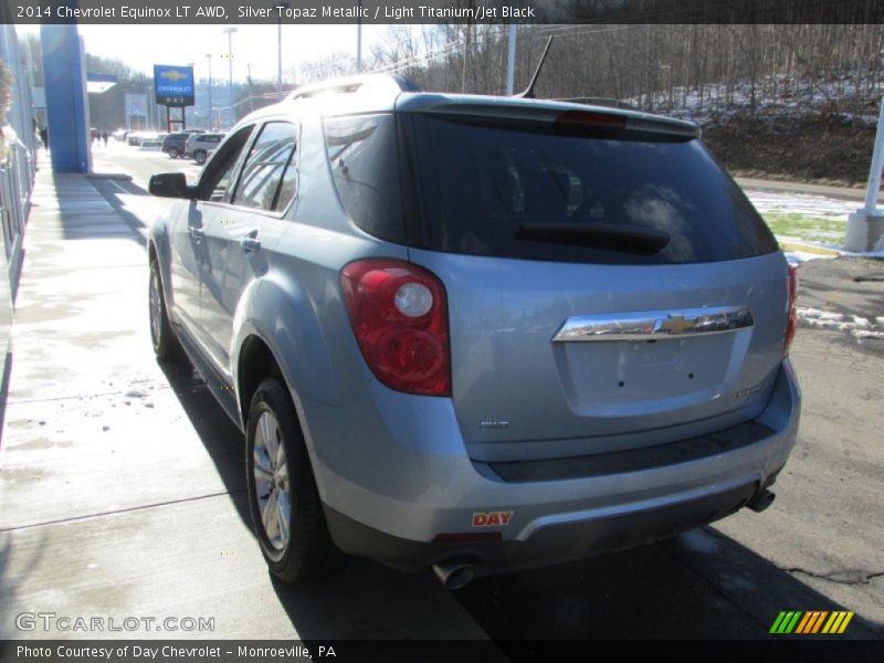 Silver Topaz Metallic / Light Titanium/Jet Black 2014 Chevrolet Equinox LT AWD