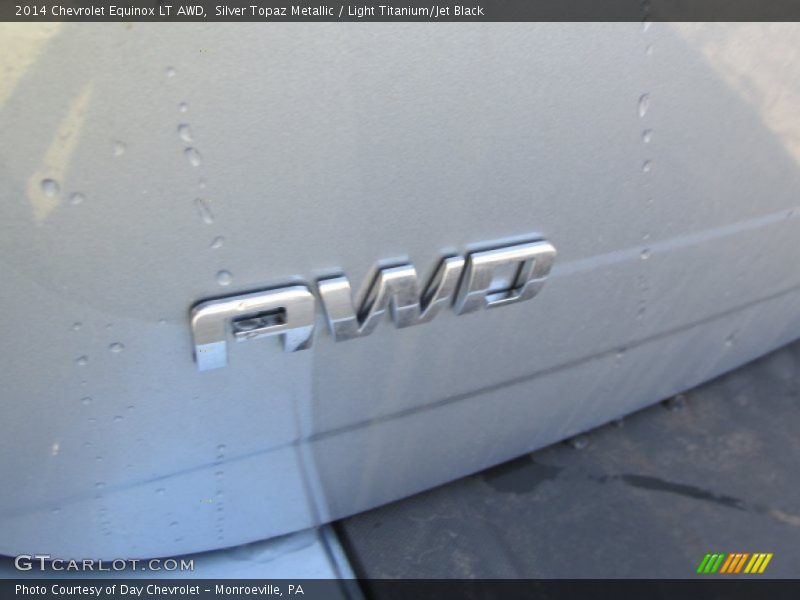 Silver Topaz Metallic / Light Titanium/Jet Black 2014 Chevrolet Equinox LT AWD