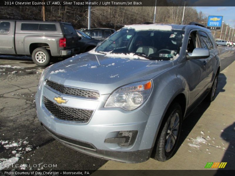 Silver Topaz Metallic / Light Titanium/Jet Black 2014 Chevrolet Equinox LT AWD