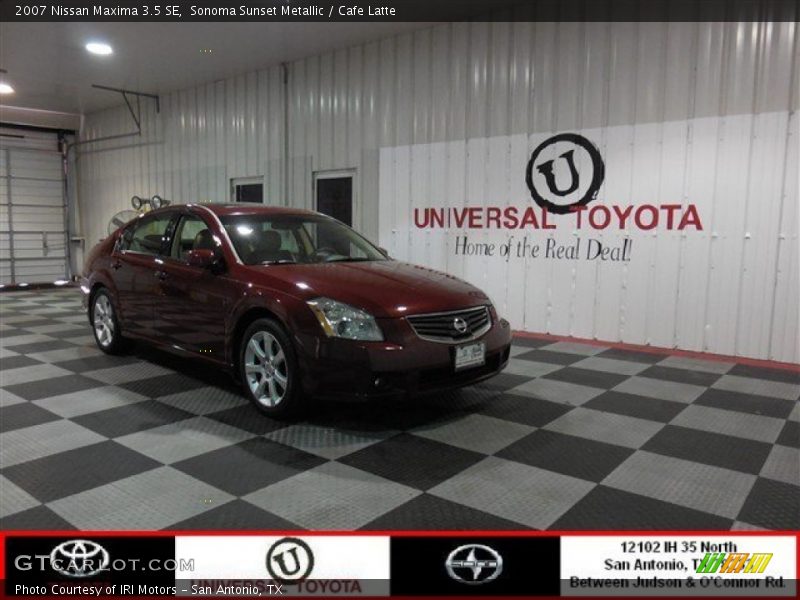Sonoma Sunset Metallic / Cafe Latte 2007 Nissan Maxima 3.5 SE