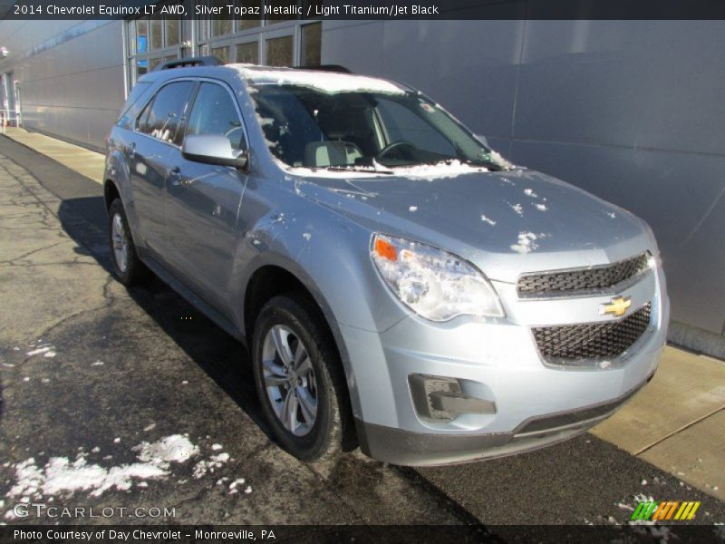 Silver Topaz Metallic / Light Titanium/Jet Black 2014 Chevrolet Equinox LT AWD