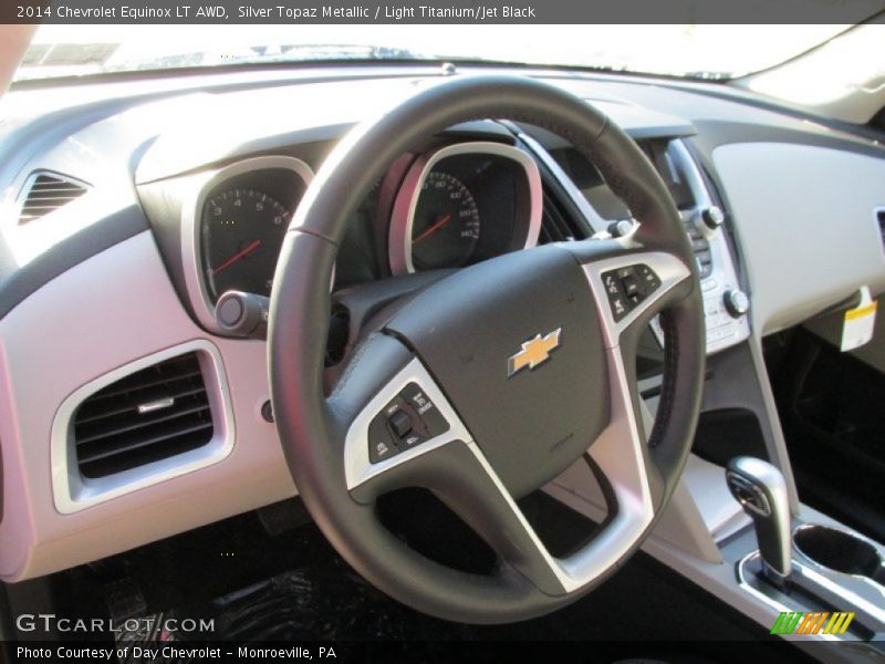 Silver Topaz Metallic / Light Titanium/Jet Black 2014 Chevrolet Equinox LT AWD