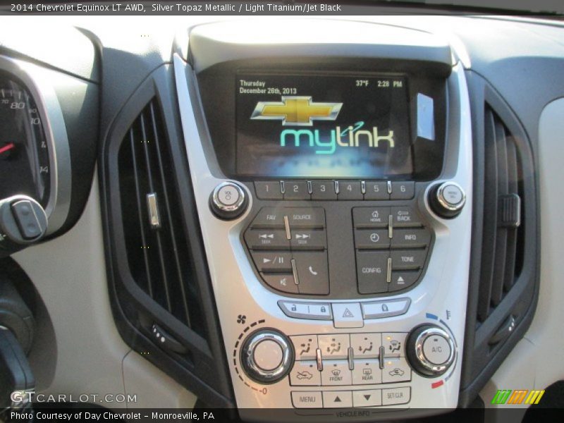 Silver Topaz Metallic / Light Titanium/Jet Black 2014 Chevrolet Equinox LT AWD