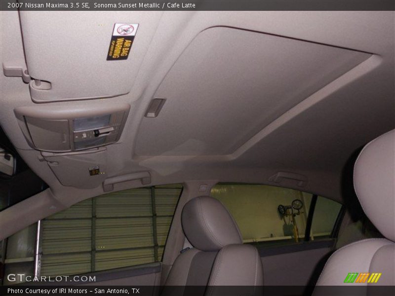 Sonoma Sunset Metallic / Cafe Latte 2007 Nissan Maxima 3.5 SE