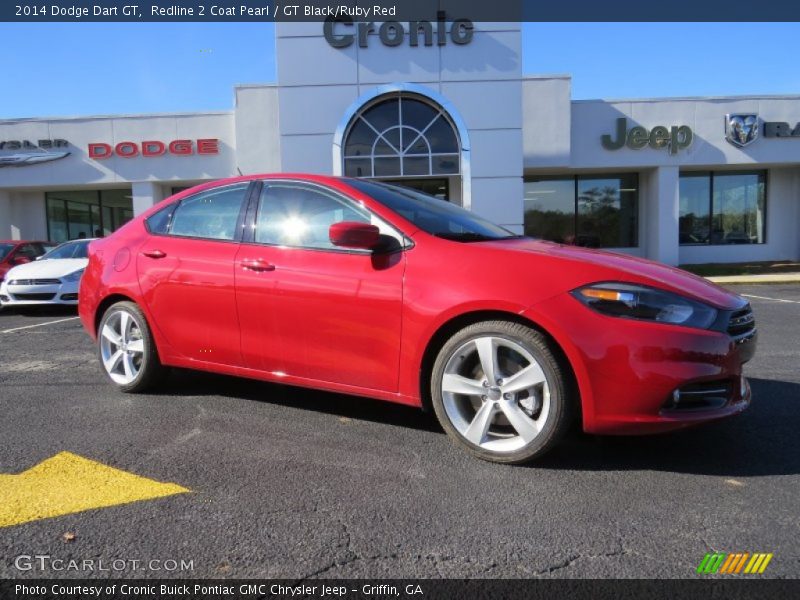 Redline 2 Coat Pearl / GT Black/Ruby Red 2014 Dodge Dart GT