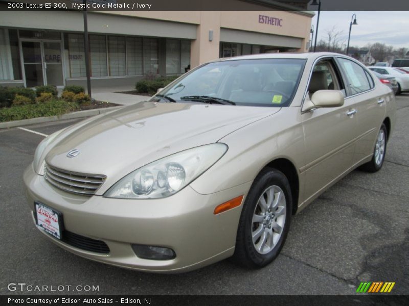 Mystic Gold Metallic / Ivory 2003 Lexus ES 300