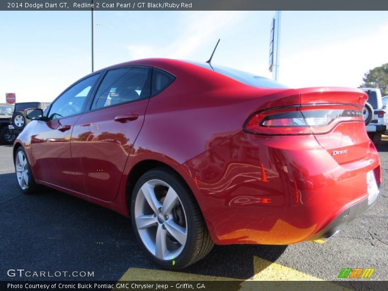 Redline 2 Coat Pearl / GT Black/Ruby Red 2014 Dodge Dart GT