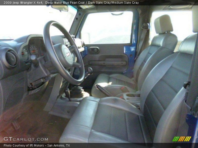 Deep Water Blue Pearl Coat / Dark Slate Gray/Medium Slate Gray 2009 Jeep Wrangler X 4x4