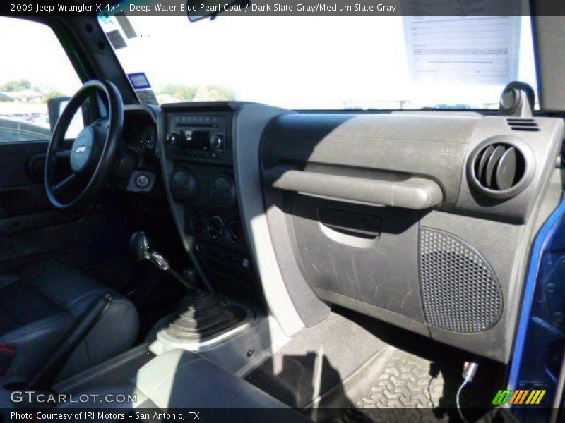 Deep Water Blue Pearl Coat / Dark Slate Gray/Medium Slate Gray 2009 Jeep Wrangler X 4x4
