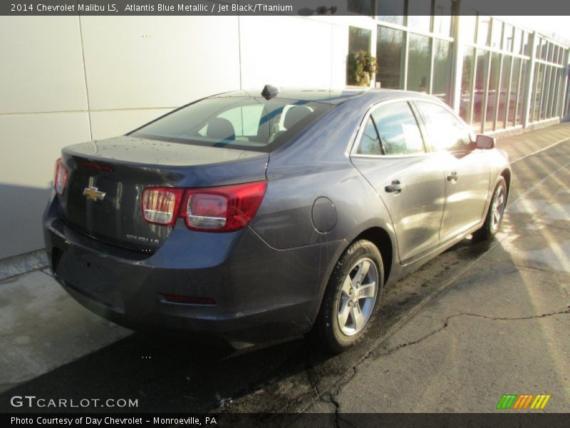Atlantis Blue Metallic / Jet Black/Titanium 2014 Chevrolet Malibu LS