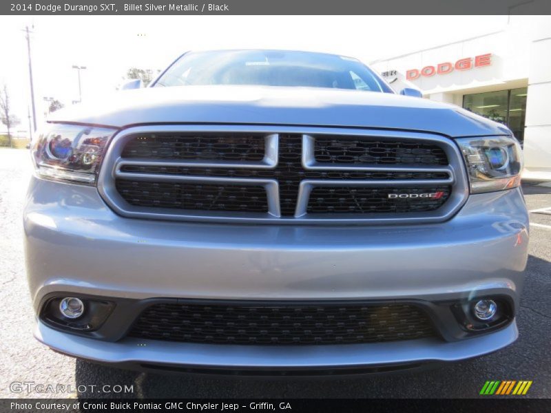 Billet Silver Metallic / Black 2014 Dodge Durango SXT