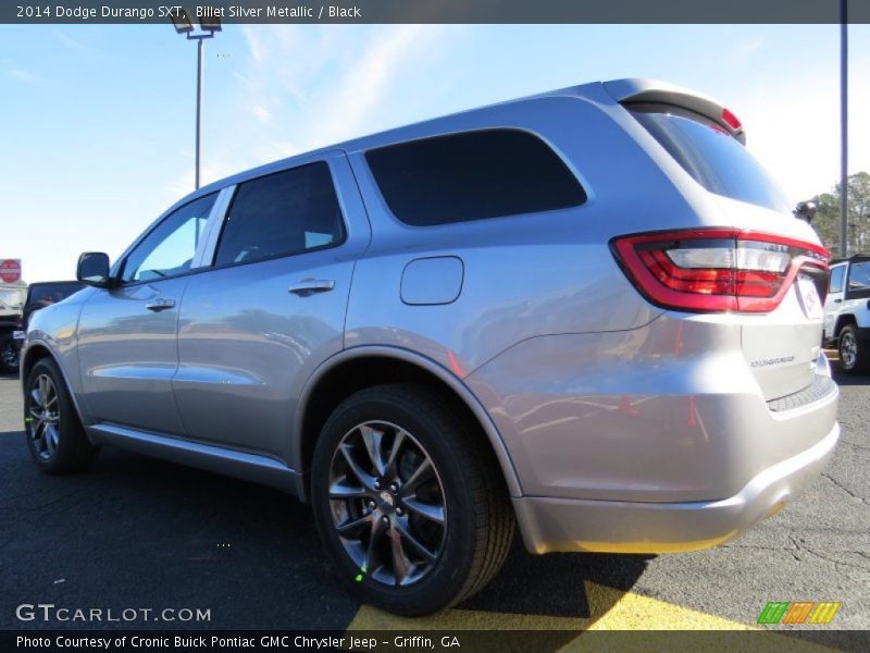 Billet Silver Metallic / Black 2014 Dodge Durango SXT