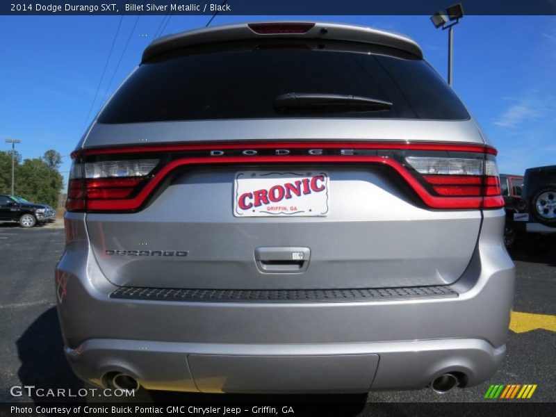 Billet Silver Metallic / Black 2014 Dodge Durango SXT
