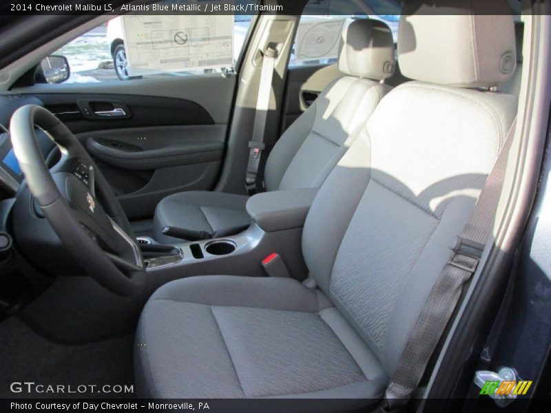 Atlantis Blue Metallic / Jet Black/Titanium 2014 Chevrolet Malibu LS