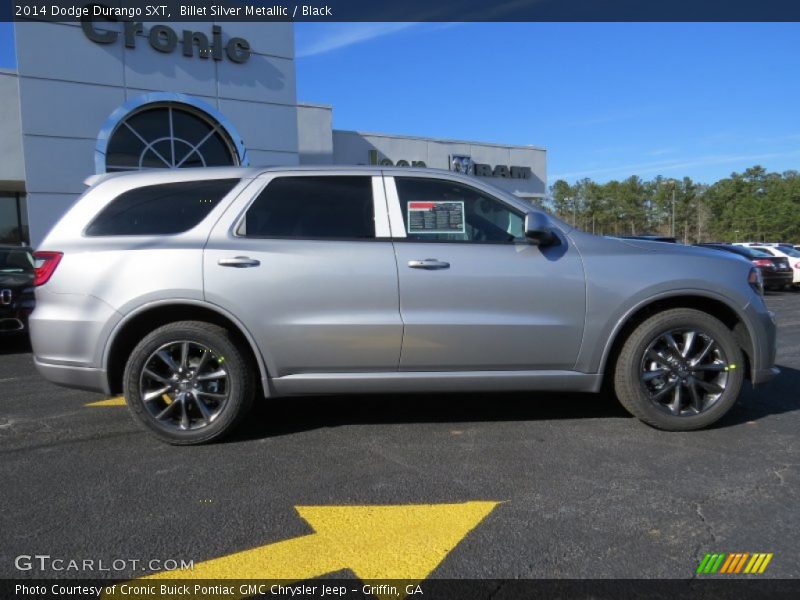 Billet Silver Metallic / Black 2014 Dodge Durango SXT