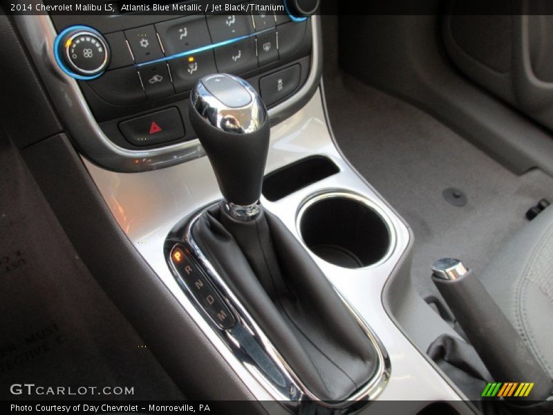 Atlantis Blue Metallic / Jet Black/Titanium 2014 Chevrolet Malibu LS