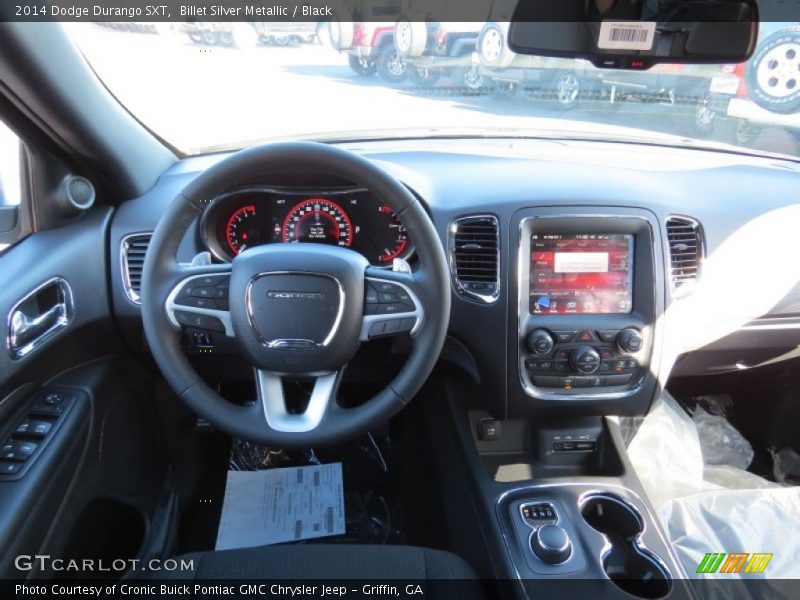 Billet Silver Metallic / Black 2014 Dodge Durango SXT