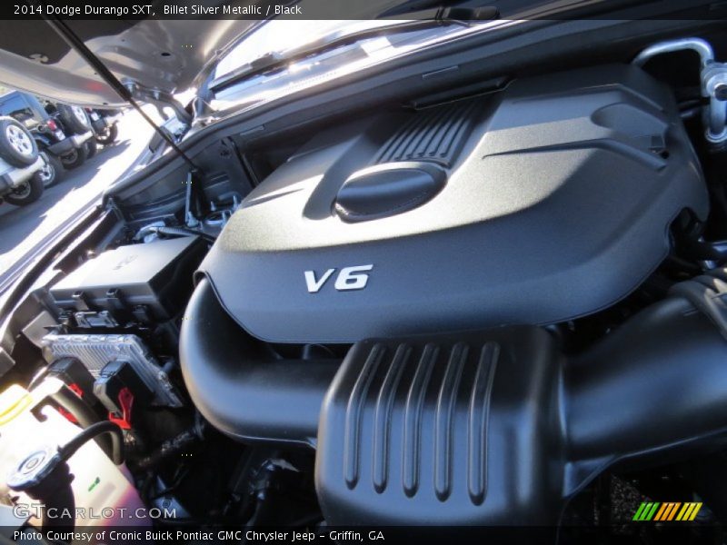 Billet Silver Metallic / Black 2014 Dodge Durango SXT