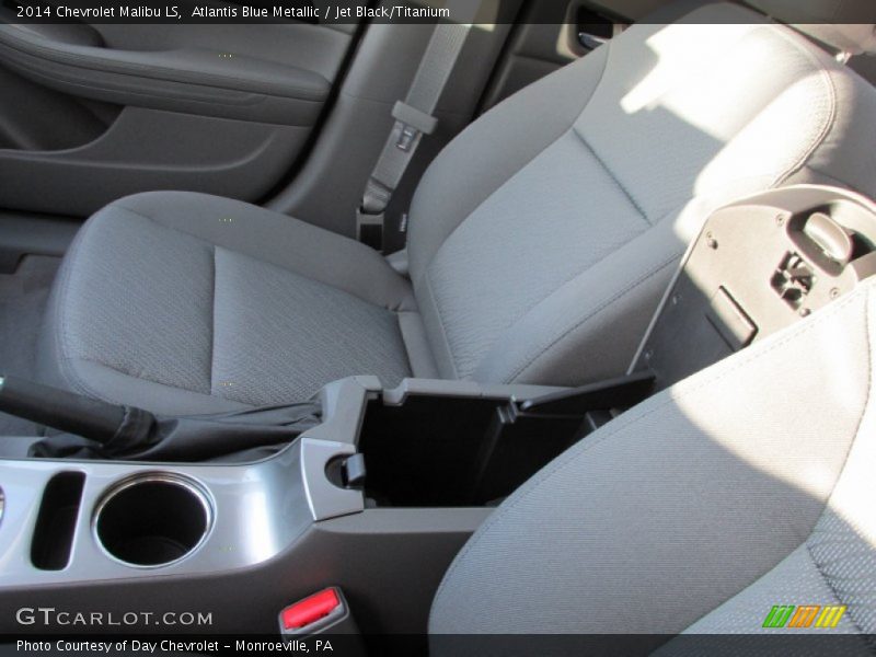 Atlantis Blue Metallic / Jet Black/Titanium 2014 Chevrolet Malibu LS