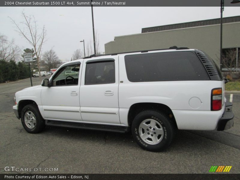 Summit White / Tan/Neutral 2004 Chevrolet Suburban 1500 LT 4x4