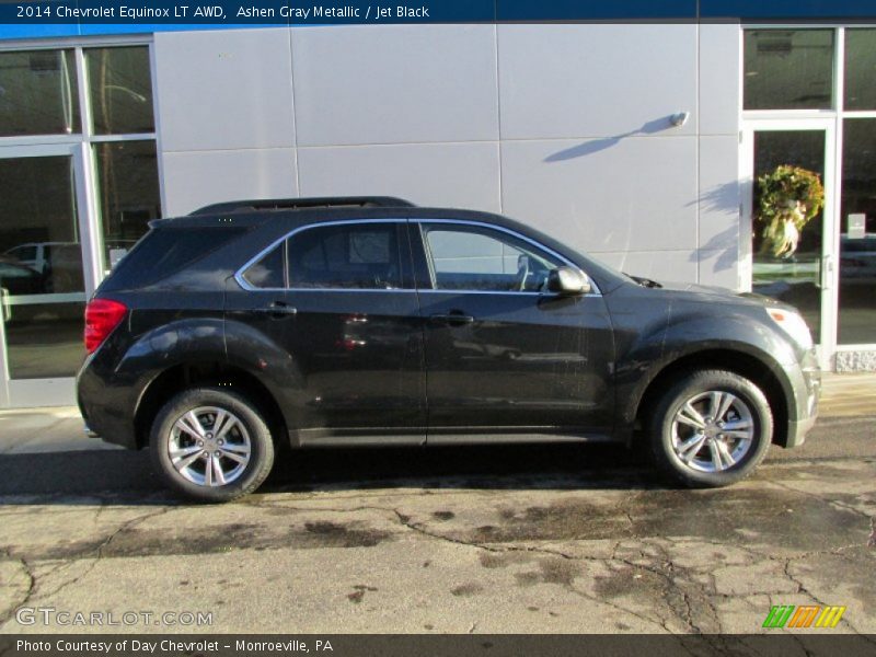 Ashen Gray Metallic / Jet Black 2014 Chevrolet Equinox LT AWD