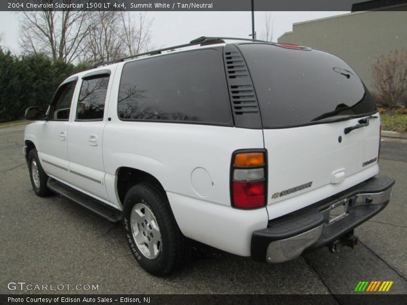 Summit White / Tan/Neutral 2004 Chevrolet Suburban 1500 LT 4x4