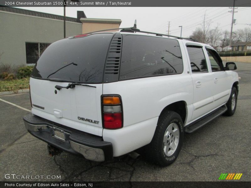 Summit White / Tan/Neutral 2004 Chevrolet Suburban 1500 LT 4x4