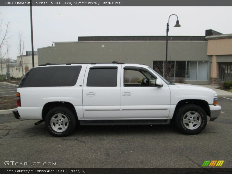 Summit White / Tan/Neutral 2004 Chevrolet Suburban 1500 LT 4x4