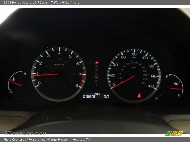 Taffeta White / Ivory 2008 Honda Accord LX-P Sedan