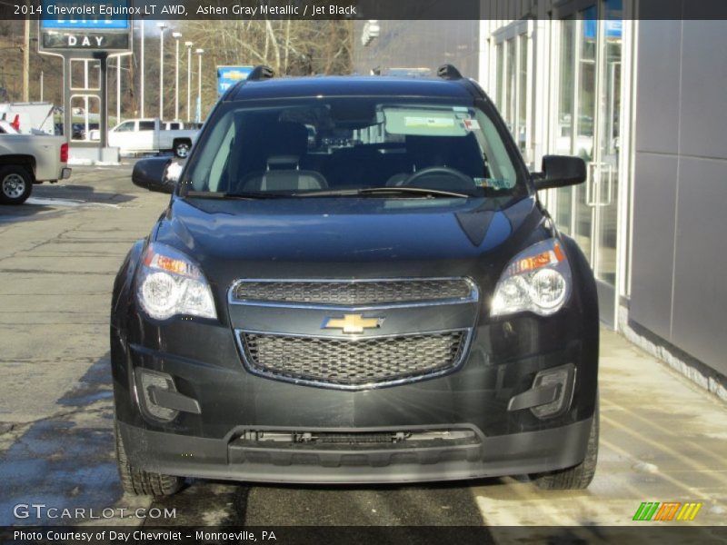 Ashen Gray Metallic / Jet Black 2014 Chevrolet Equinox LT AWD