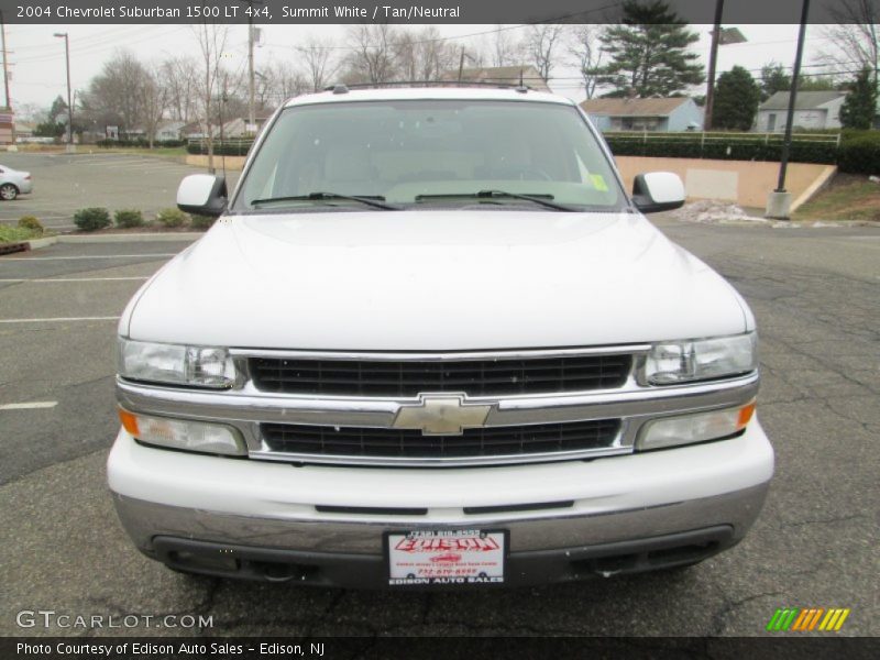 Summit White / Tan/Neutral 2004 Chevrolet Suburban 1500 LT 4x4