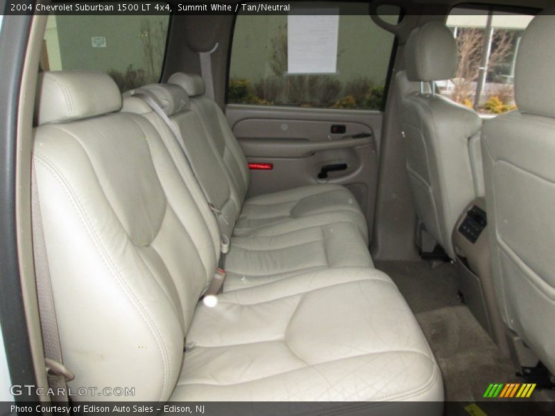 Summit White / Tan/Neutral 2004 Chevrolet Suburban 1500 LT 4x4