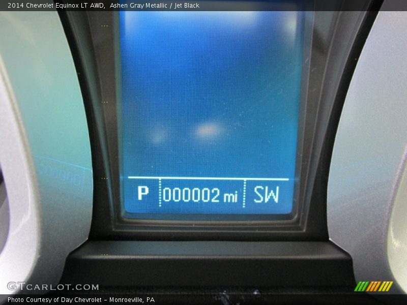 Ashen Gray Metallic / Jet Black 2014 Chevrolet Equinox LT AWD