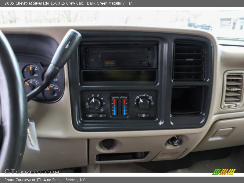 Dark Green Metallic / Tan 2005 Chevrolet Silverado 1500 LS Crew Cab