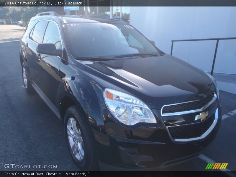 Black / Jet Black 2014 Chevrolet Equinox LT