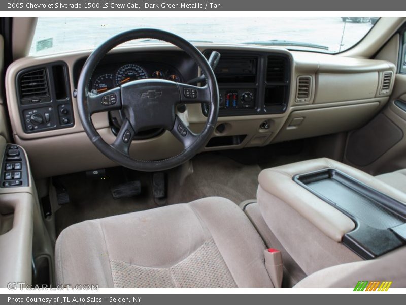 Tan Interior - 2005 Silverado 1500 LS Crew Cab 