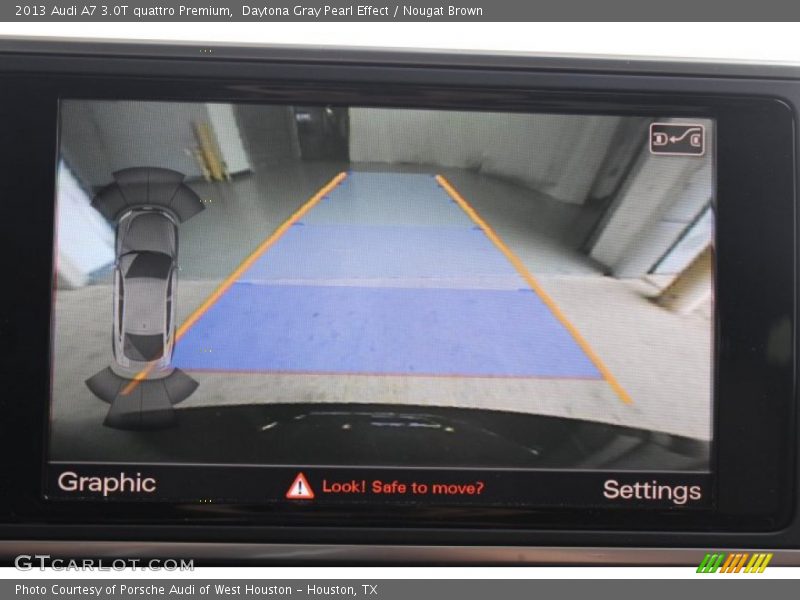 Daytona Gray Pearl Effect / Nougat Brown 2013 Audi A7 3.0T quattro Premium