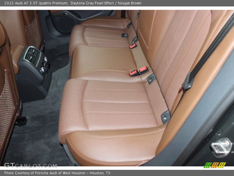 Daytona Gray Pearl Effect / Nougat Brown 2013 Audi A7 3.0T quattro Premium