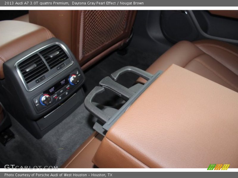 Daytona Gray Pearl Effect / Nougat Brown 2013 Audi A7 3.0T quattro Premium