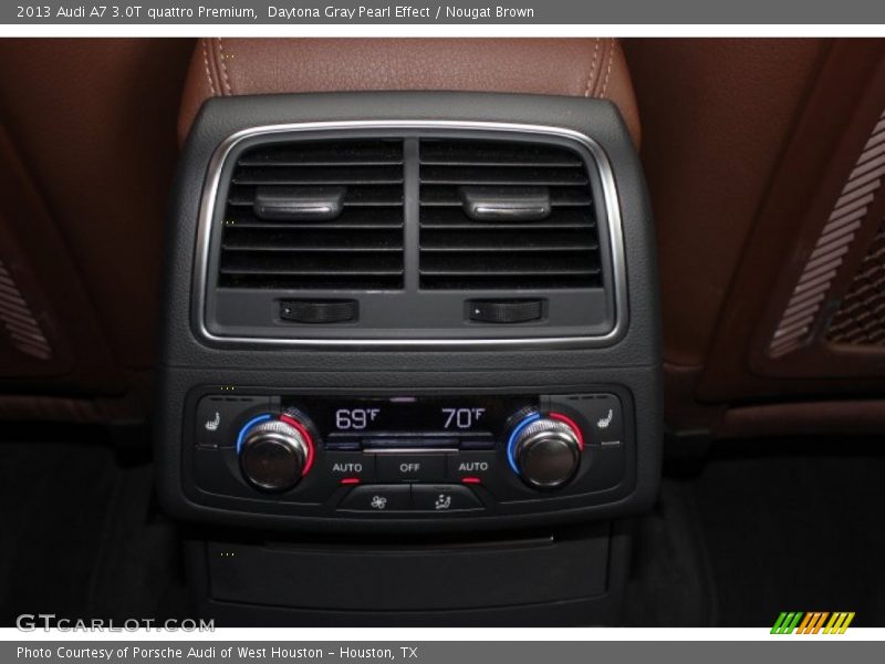 Daytona Gray Pearl Effect / Nougat Brown 2013 Audi A7 3.0T quattro Premium