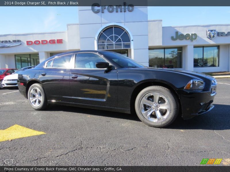 Pitch Black / Black 2014 Dodge Charger SE