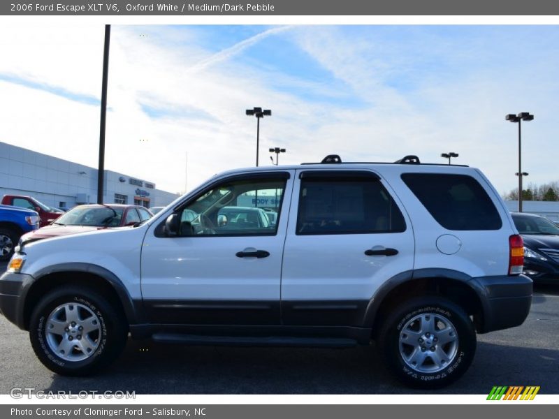 Oxford White / Medium/Dark Pebble 2006 Ford Escape XLT V6